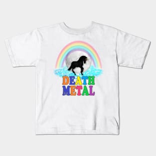 Death Metal Unicorn Kids T-Shirt